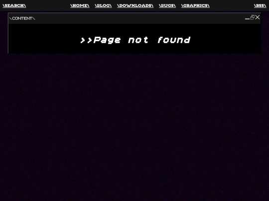 not_found screenshot