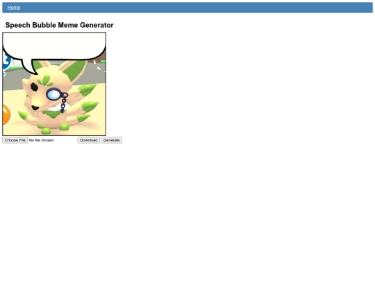 speechbubble screenshot