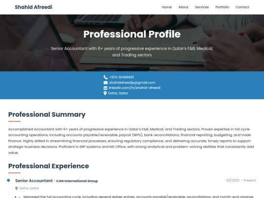 Website screenshot