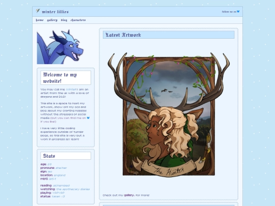 winterlillieshome screenshot