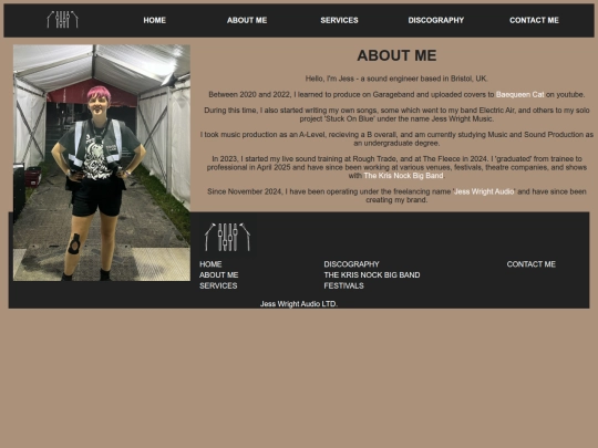 about-me screenshot