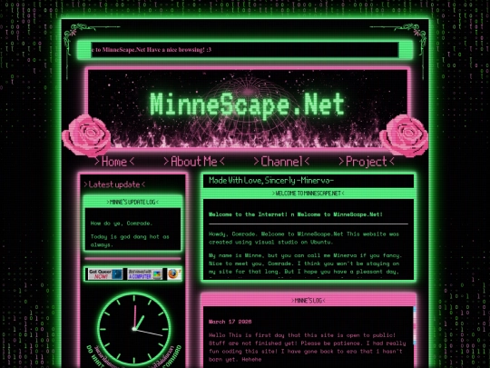 Website screenshot
