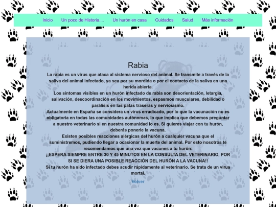 enfermedades/rabia screenshot