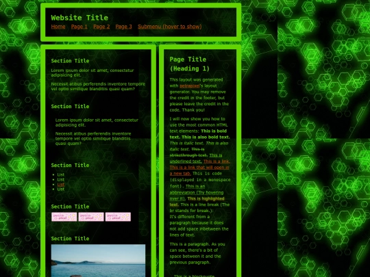 Website screenshot