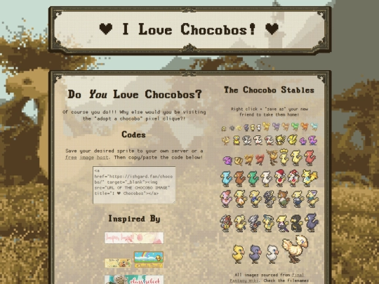 chocobo screenshot