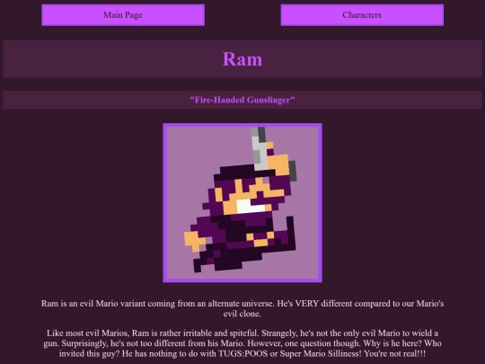 characters/ram screenshot