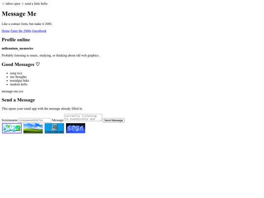 EmailMe screenshot