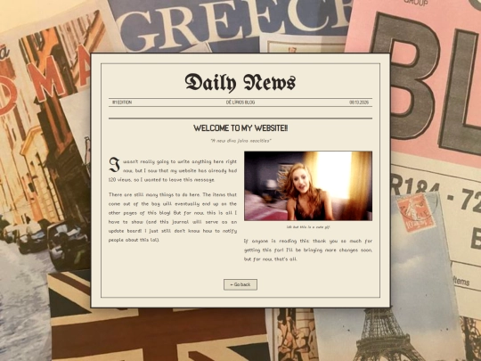 Newsletter screenshot