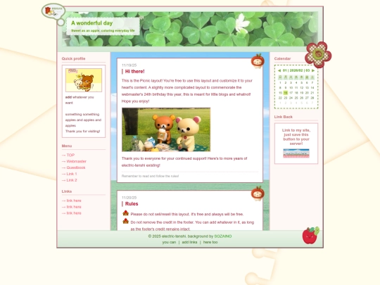 Website screenshot