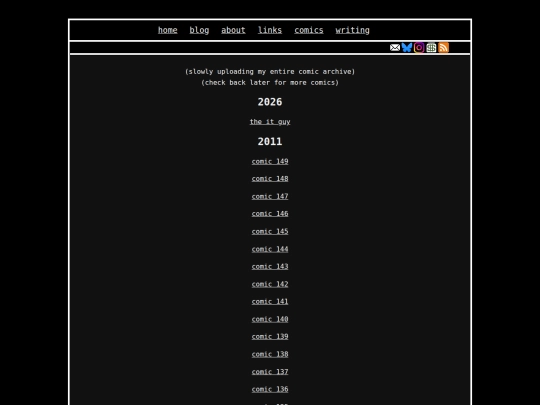 comic/archive screenshot