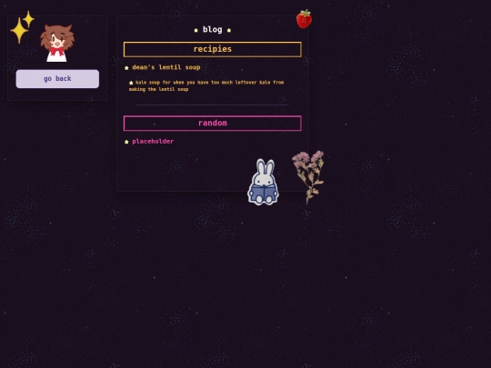 blog screenshot