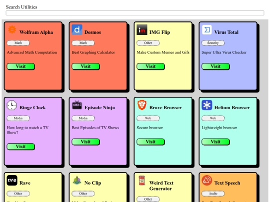 utility screenshot