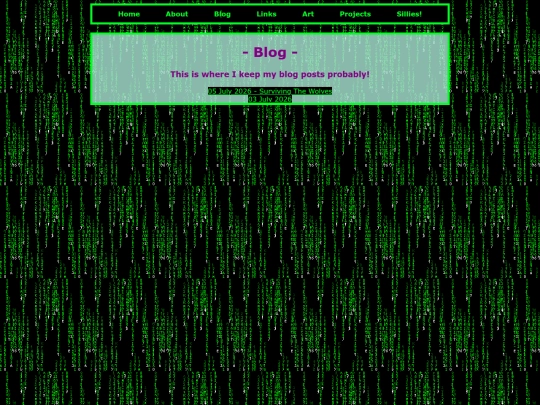 blog screenshot