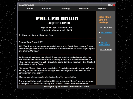 Website screenshot