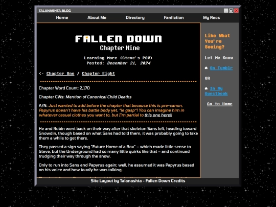 Website screenshot