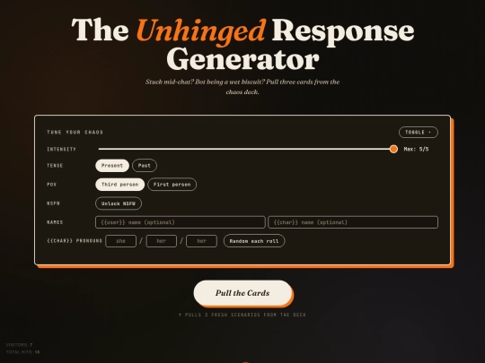 unhinged_generator screenshot