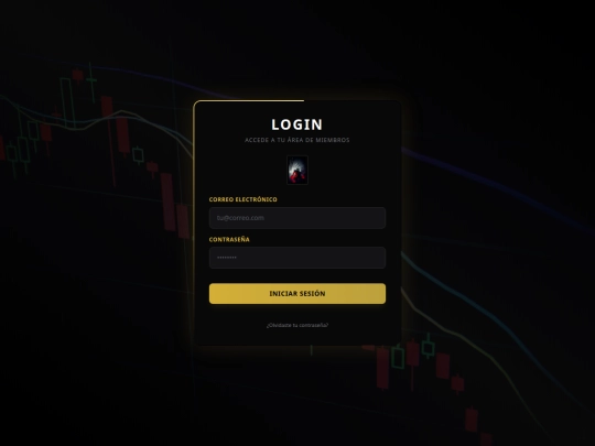 login screenshot