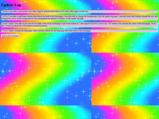 updatelog screenshot
