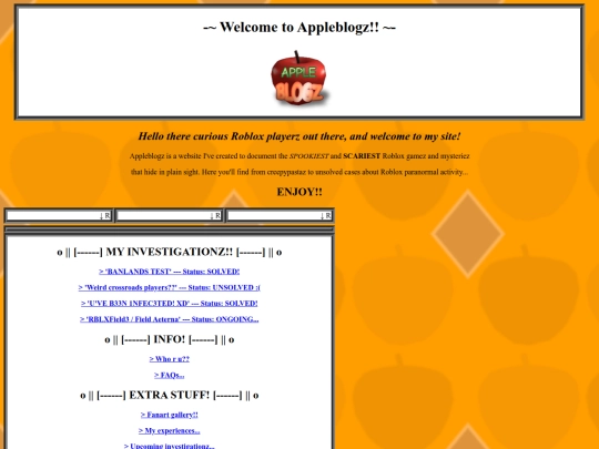 Website screenshot