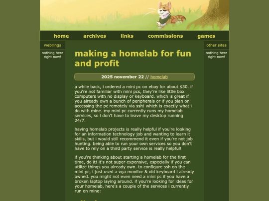 Website screenshot