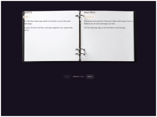 apps/diary screenshot