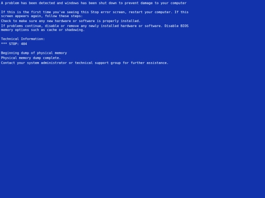 not_found screenshot