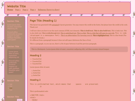 Website screenshot