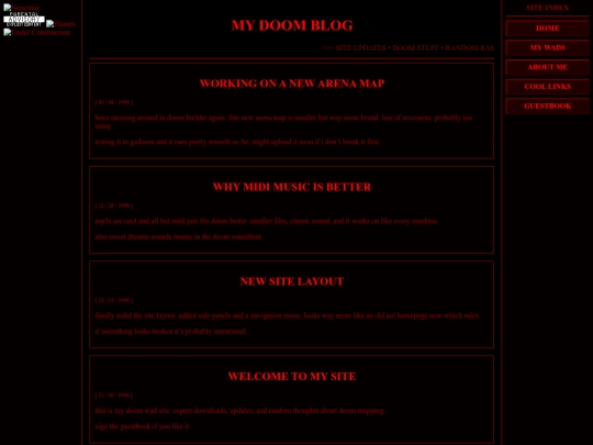 Website screenshot