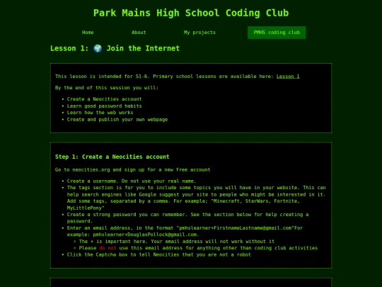 pmhs/lesson1 screenshot