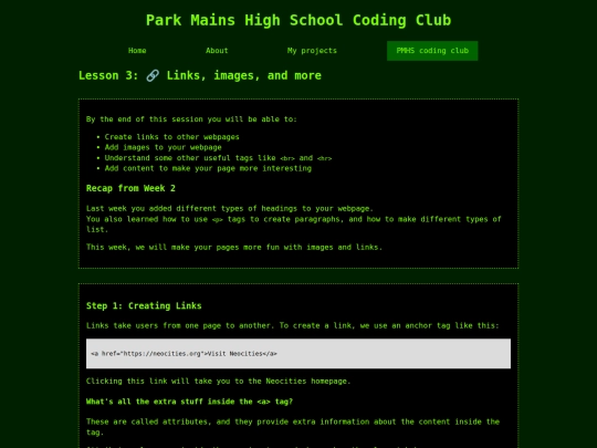 pmhs/lesson3 screenshot