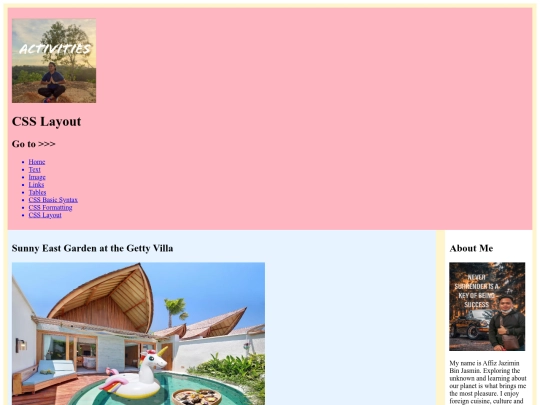 csslayout screenshot