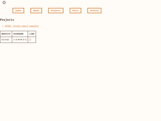 projects screenshot