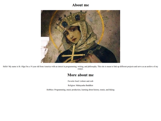 aboutme screenshot