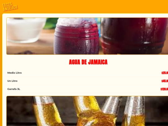 bebidas screenshot