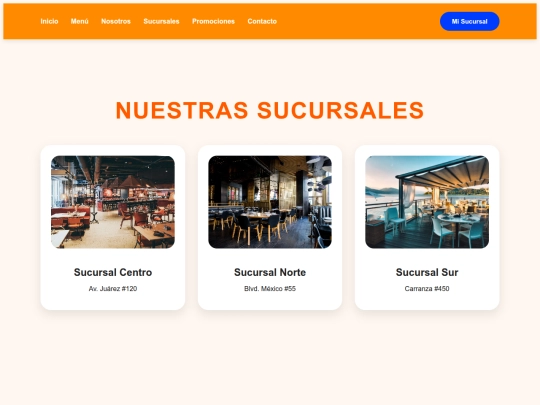sucursal screenshot