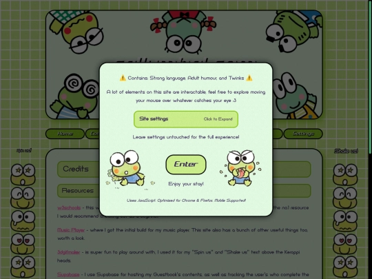 Credits screenshot