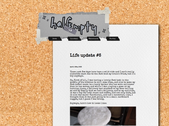 html/life6 screenshot