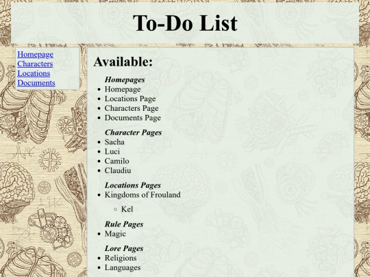 todo screenshot