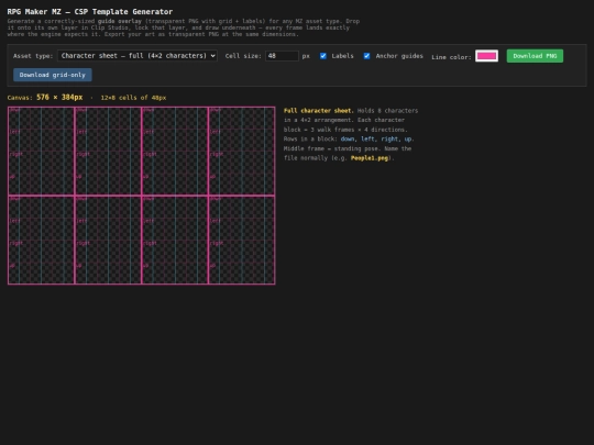 csp-template-generator screenshot