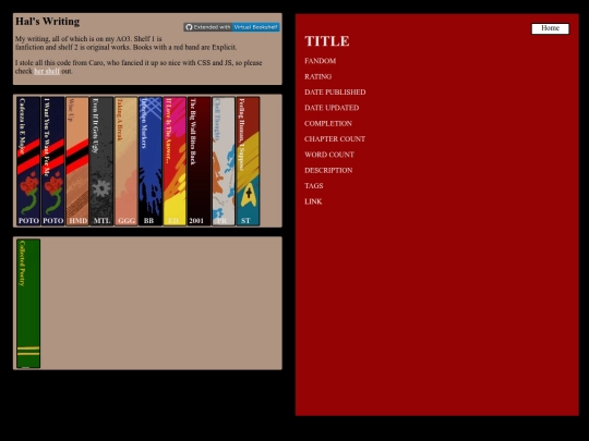 library screenshot