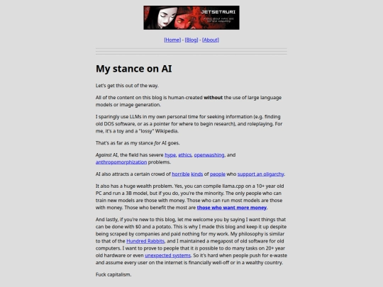 Website screenshot