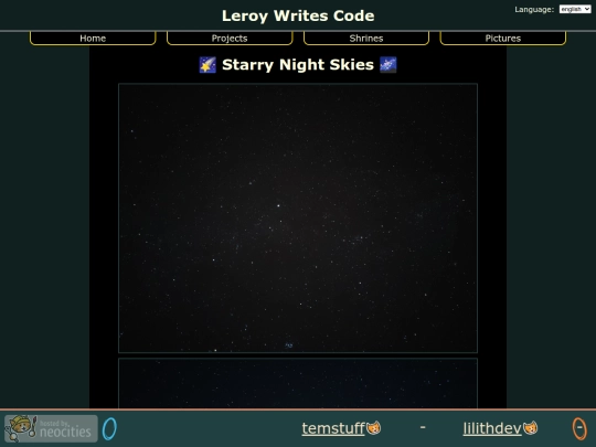 Website screenshot