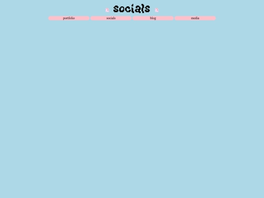 socials screenshot