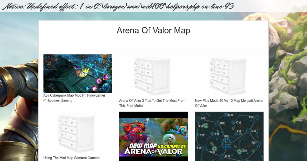 Arena Of Valor Map