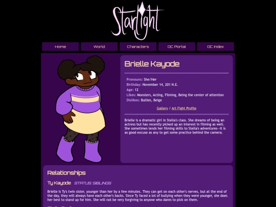 oc/space/brielle screenshot