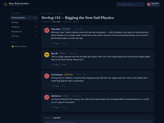 Forums/blue-helm-forums screenshot