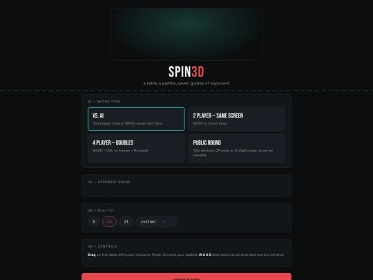 Pong screenshot