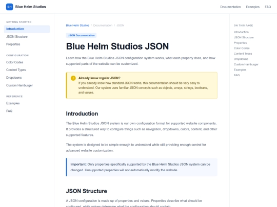 json screenshot