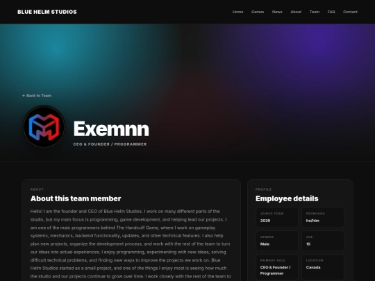 team/exemnn screenshot