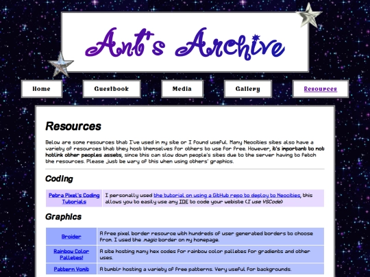 Website screenshot